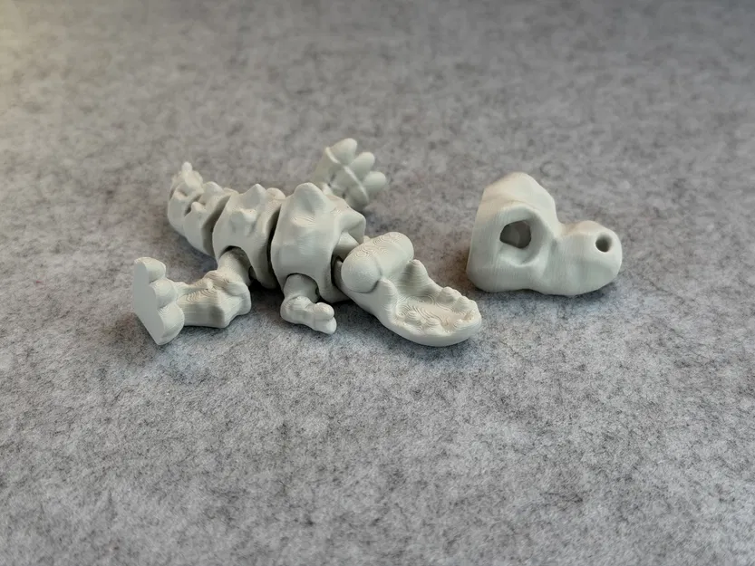 Khủng long Articulated Skeleton Trex (xương khớp nối) in 3D - Image 8