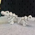 Khủng long Articulated Skeleton Trex (xương khớp nối) in 3D - Thumbnail 14
