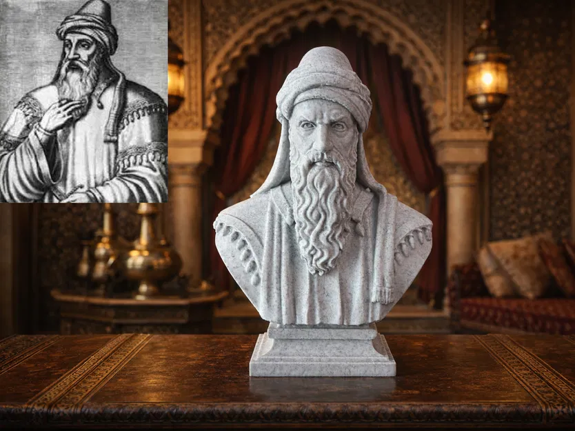Saladin - Ṣalāḥ ad-Dīn Yūsuf ibn Ayyūb — Tượng bán thân - Image 1