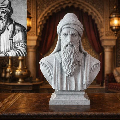 Saladin - Ṣalāḥ ad-Dīn Yūsuf ibn Ayyūb — Tượng bán thân