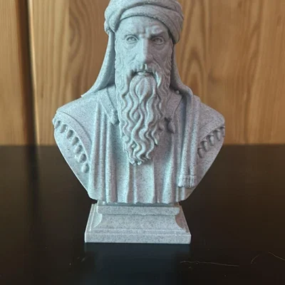 Saladin - Ṣalāḥ ad-Dīn Yūsuf ibn Ayyūb — Tượng bán thân