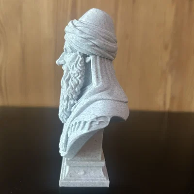 Saladin - Ṣalāḥ ad-Dīn Yūsuf ibn Ayyūb — Tượng bán thân