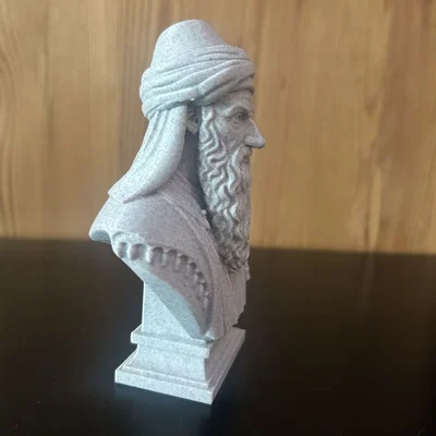 Saladin - Ṣalāḥ ad-Dīn Yūsuf ibn Ayyūb — Tượng bán thân