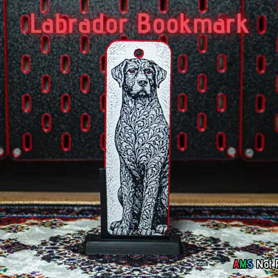 Chó Trang Trí (Labrador) - Bookmark Hueforge