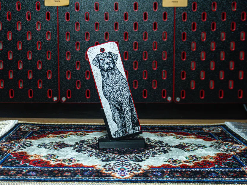 Chó Trang Trí (Labrador) - Bookmark Hueforge - Image 3