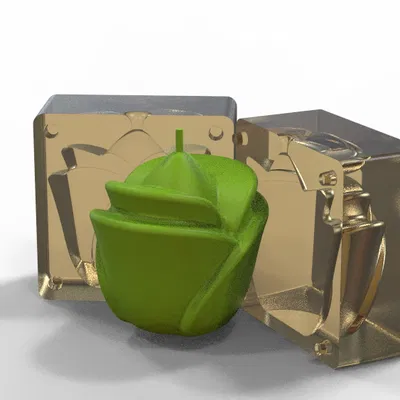 Khuôn Xà Bông Hoa Lily 3D - Tự Làm Đẹp