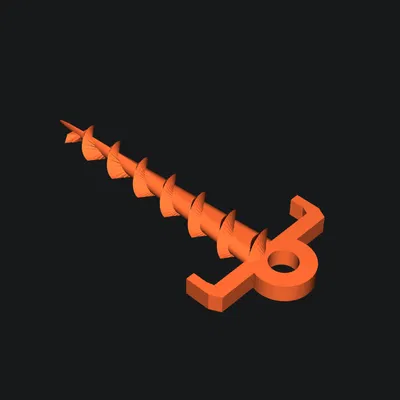 Chốt Cắm Đất Sâu "Black Bolt" - Neo Giữ Lều Trại Chắc Chắn