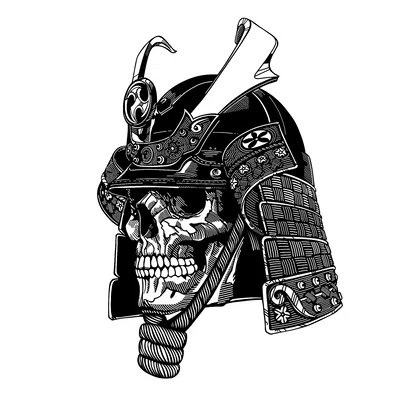 Tượng Đầu Lâu Samurai - Vật Trang Trí Độc Đáo