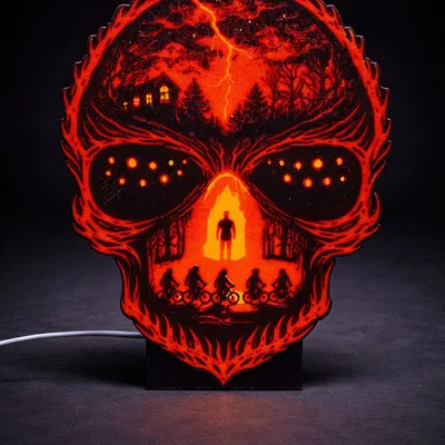 Đèn/Lamp Lightbox Stranger Things Vecna v2