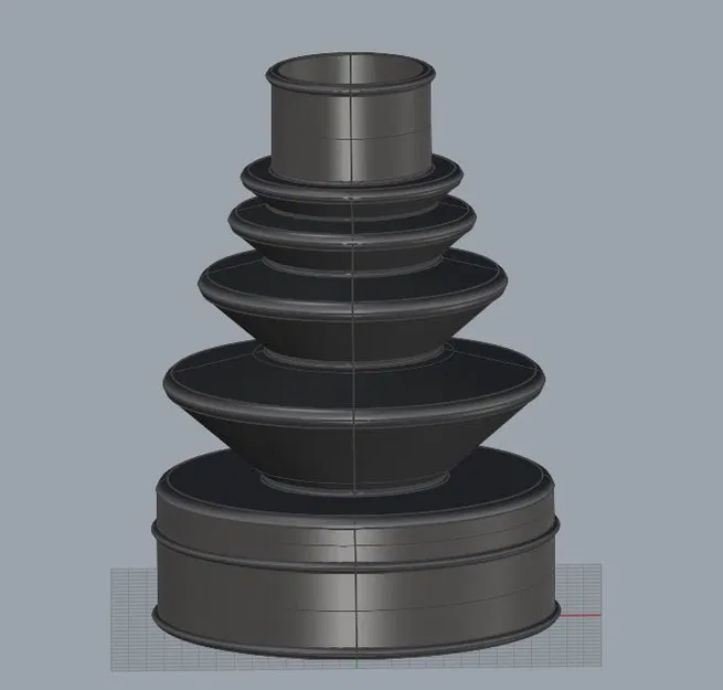 Ốp cần số điều chỉnh được / bellow điều chỉnh được - Image 2