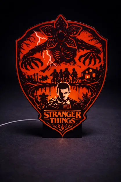Đèn LED "Stranger Things" Demogorgon V2 - Đồ trang trí độc đáo - Image 1