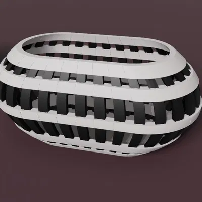 Giỏ Đựng Đồ Hình Oval - Hộp Đa Năng Cho Bàn Làm Việc