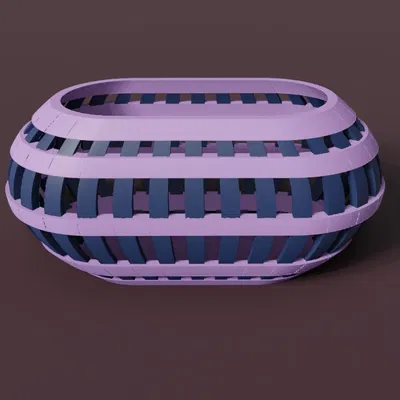 Giỏ Đựng Đồ Hình Oval - Hộp Đa Năng Cho Bàn Làm Việc