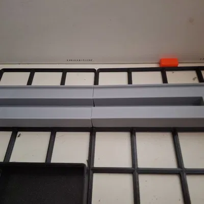 Hộp Đựng Dao Cạo Kim Loại Chuẩn Gridfinity 1x6