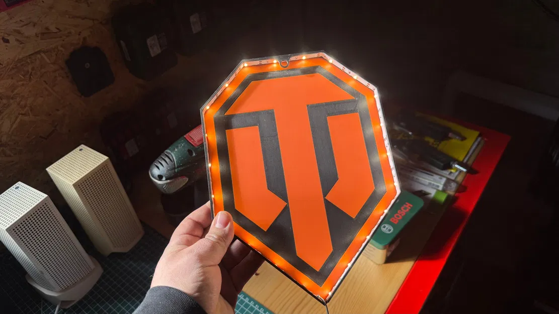 Hộp đèn logo World of Tanks - Image 5