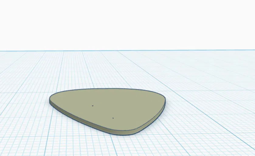 Pick Đàn Guitar Trơn 3D - Tùy Chỉnh Theo Ý Bạn - Image 1