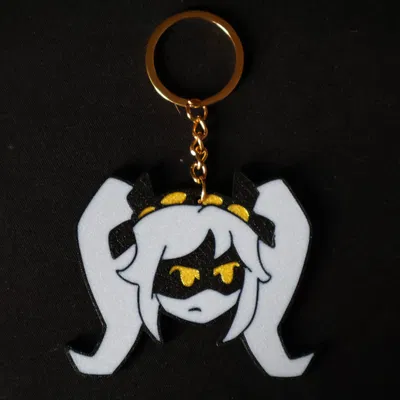 Móc khóa J Murder Drones Glitch Pin