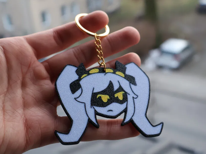 Móc khóa J Murder Drones Glitch Pin - Image 5