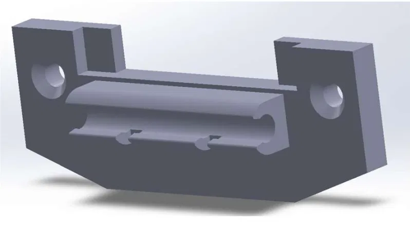 Bản lề cửa tủ lạnh mini ALL Ride cooler warmer MR-146A (in 3D) - Image 1