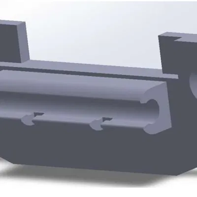 Bản lề cửa tủ lạnh mini ALL Ride cooler warmer MR-146A (in 3D)