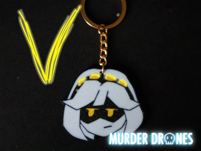Móc khóa V Murder Drones (Glitch pin) - Image 1