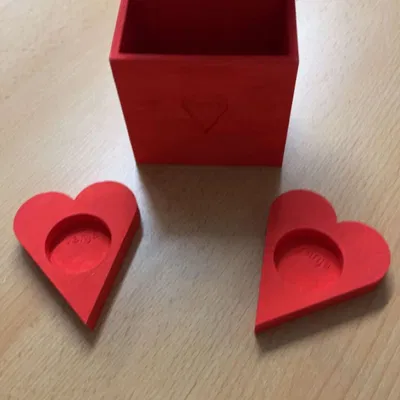 Heart Giftbox – Hộp quà trái tim in 3D