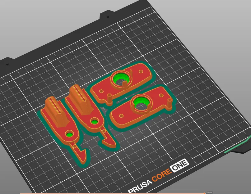Chốt Khóa Cửa Xếp Chống Mèo (Spring-Loaded Lock In 3D) - Image 3