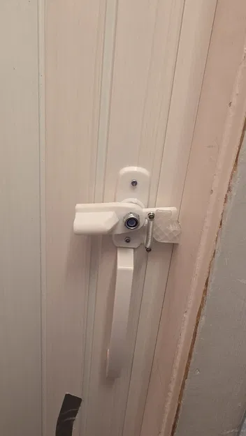 Chốt Khóa Cửa Xếp Chống Mèo (Spring-Loaded Lock In 3D) - Image 4