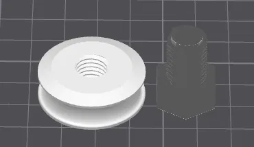 Ear Gauge 30mm kèm ốc M12 (Bolt) - Image 1