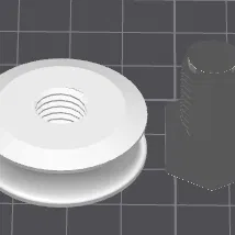 Ear Gauge 30mm kèm ốc M12 (Bolt)