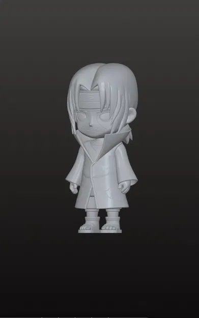 Mô Hình Chibi Itachi Uchiha Naruto - In 3D Miễn Phí - Image 3