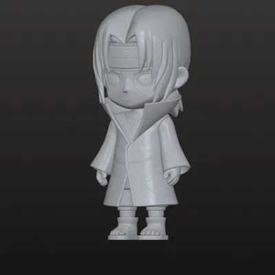 Mô Hình Chibi Itachi Uchiha Naruto - In 3D Miễn Phí