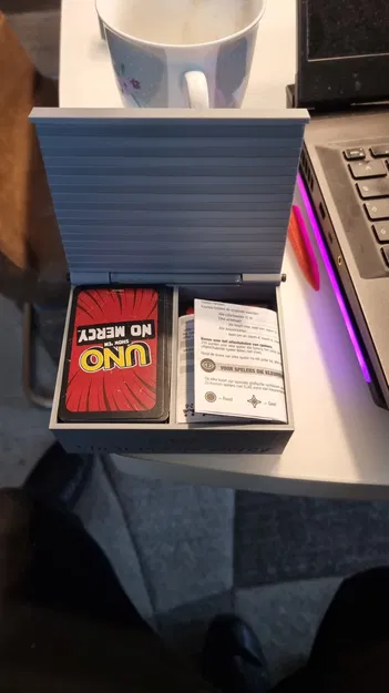 Hộp Đựng Bộ Bài UNO "Show Em No Mercy" In 3D Tiện Lợi - Image 3