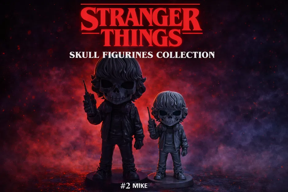 Combo tượng Skull Stranger Things #2 – Mike - Image 1