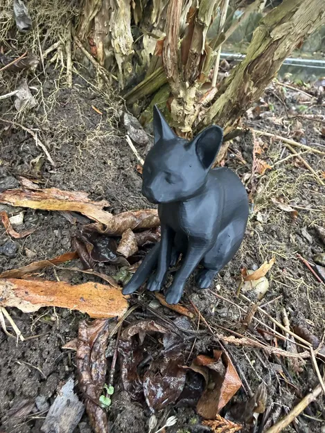 Mô hình 3D Mèo ngồi realistic - Image 1