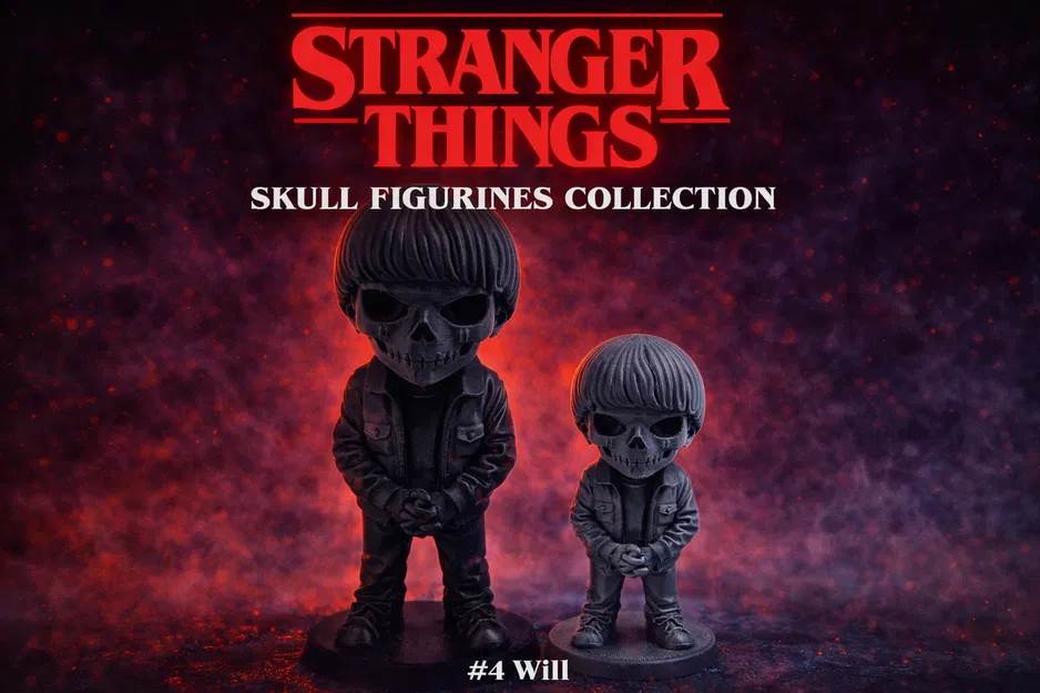 Tượng Skull Stranger Things Bundle #4 – Will - Image 1