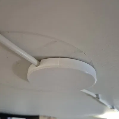 Nắp Hộp Đèn Tròn 3D Cao Cấp, Kèm Chân Gài Tiện Lợi