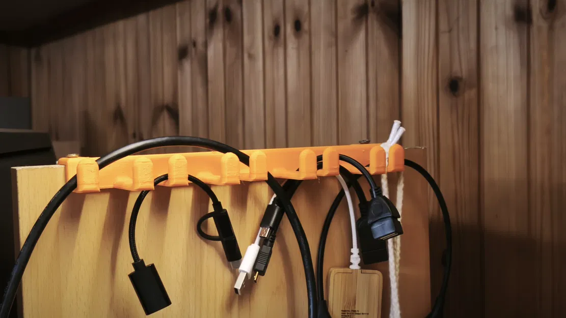 Kệ Treo Dây Cáp Đa Năng In 3D Tiện Lợi - Image 1