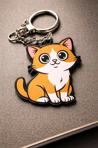 Móc Khóa Mèo Dễ Thương - Phụ Kiện Đáng Yêu Cho Chìa Khóa - Image 2