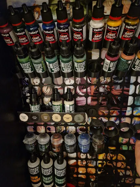 Giá/khay giữ chai sơn Citadel (33mm) hoặc Vallejo (25mm) - Image 1