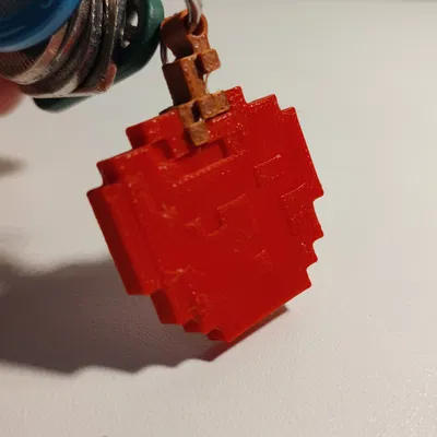 Móc Khóa Táo Minecraft 3D Độc Đáo