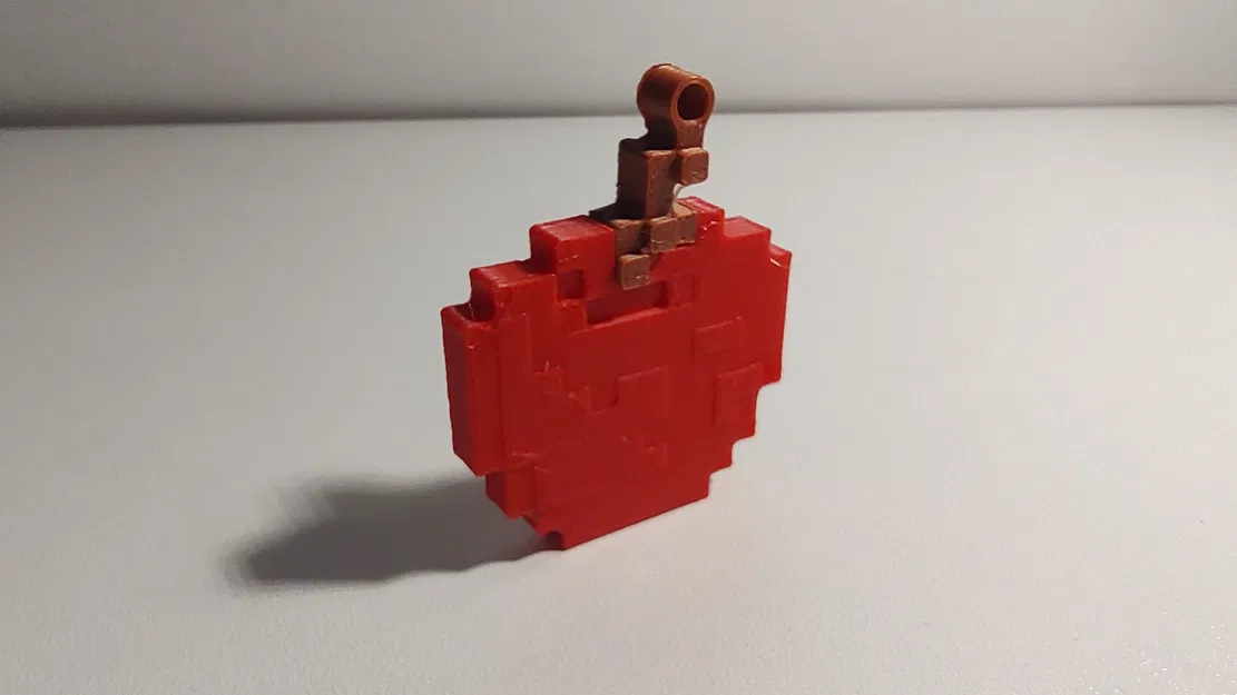 Móc Khóa Táo Minecraft 3D Độc Đáo - Image 4