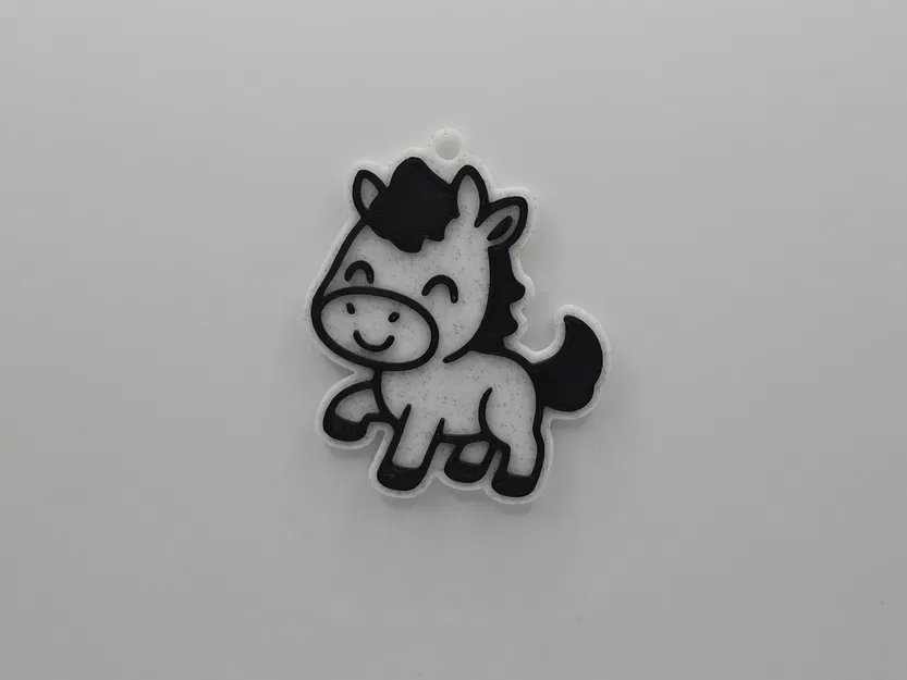 Móc Khóa Ngựa Con 3D Đáng Yêu - Quà Tặng Độc Đáo - Image 1