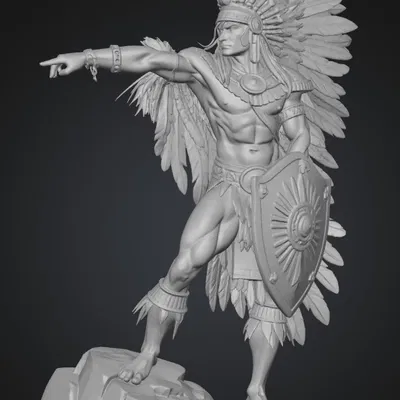 Mô hình Chiến Binh Lông Vũ - Biểu tượng Uy dũng