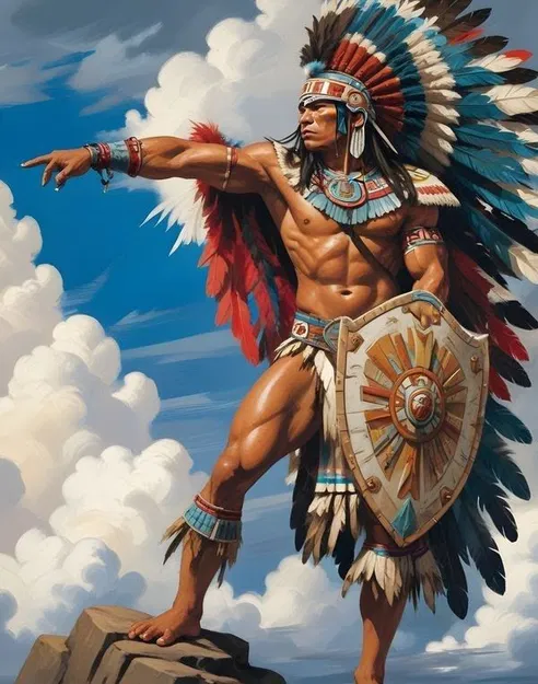 Mô hình Chiến Binh Lông Vũ - Biểu tượng Uy dũng - Image 2