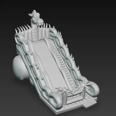 Cầu trượt hơi rồng Kirmes H0 1/87 - Mô hình đường sắt