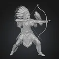 Mô hình Nữ chiến binh cung thủ ưng "Eagle Archer" - Thumbnail 1