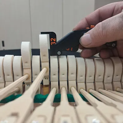 Dụng Cụ In 3D Đo Khoảng Cách Phím Đàn Piano AR Gauge