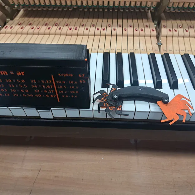 Dụng Cụ In 3D Đo Khoảng Cách Phím Đàn Piano AR Gauge - Image 2