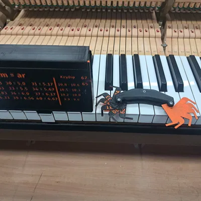 Dụng Cụ In 3D Đo Khoảng Cách Phím Đàn Piano AR Gauge